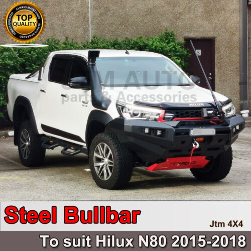 Steel Rocker Bull Bar Winch Compatible for