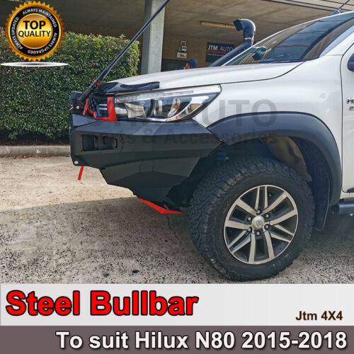 Steel Rocker Bull Bar Winch Compatible for